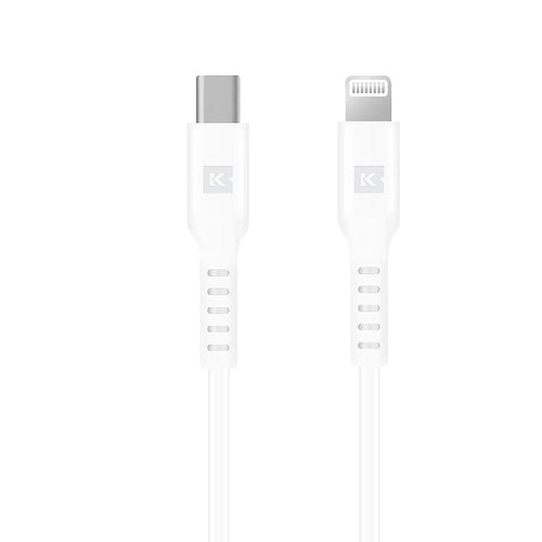 Kaizen KZ-3MLTCW 3M Lightning to USB-C Cable (White)