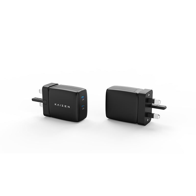 Kaizen K2-GWC45WCCB 45W USB-C GaN Wall Charger (Black)
