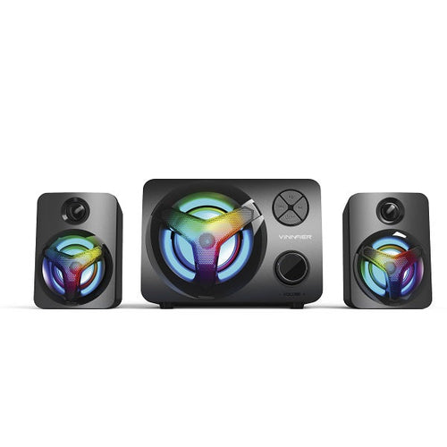 Vinnfier Ecco 5 BTR 2.1 Bluetooth Speaker (Black)