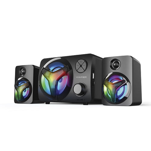 Vinnfier Ecco 5 BTR 2.1 Bluetooth Speaker (Black)