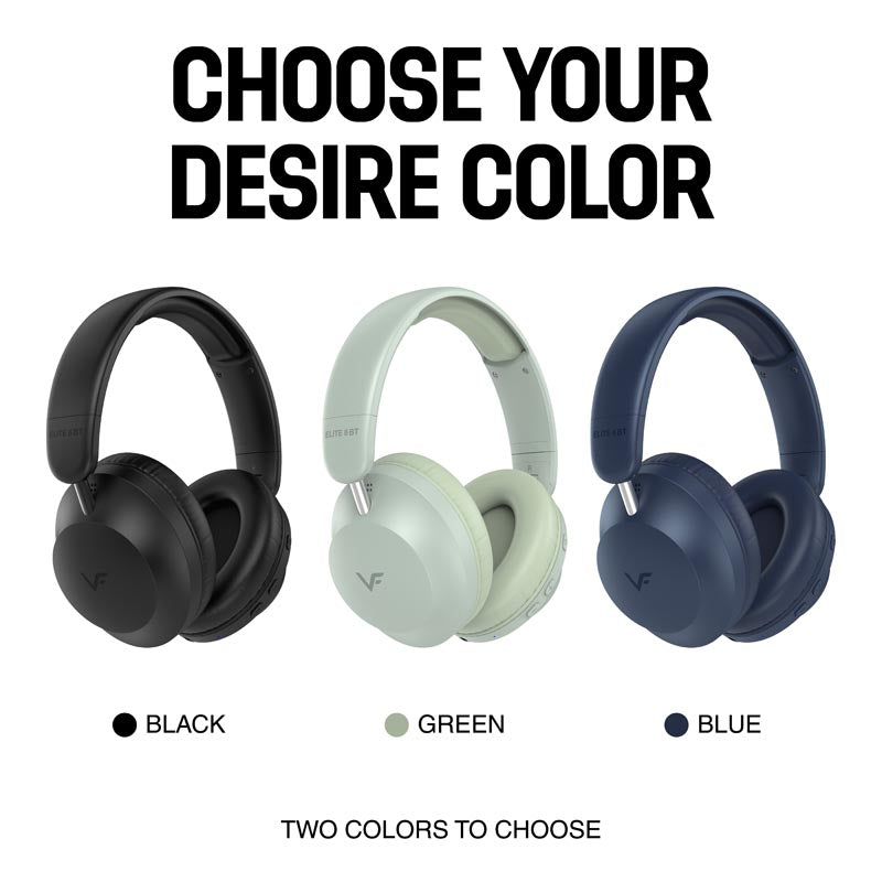 Vinnfier Elite 6 BT Headphones Dark Blue