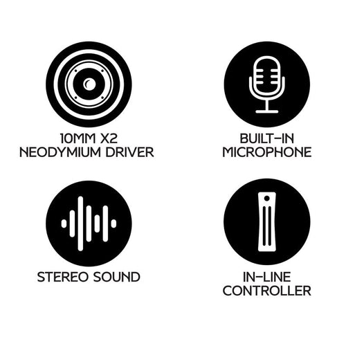 Vinnfier VF-200PRO TypeC Wired Earphone Pure White