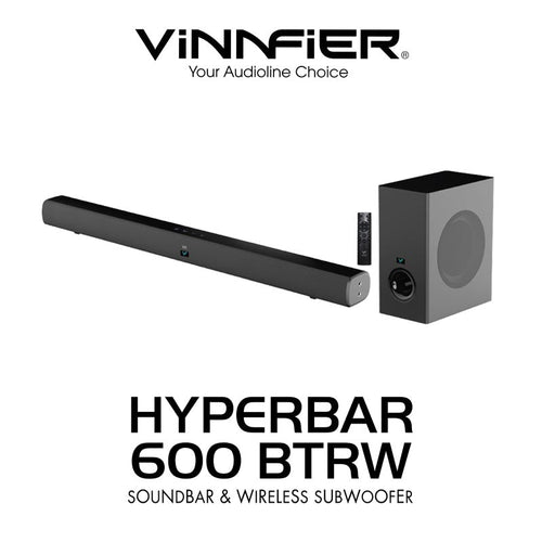 Vinnfier Hyperbar 600 BTRW Soundbar + Subwoofer