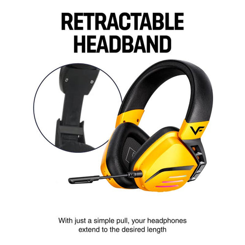 Vinnfier Toros 9 BT Gaming Headset Yellow