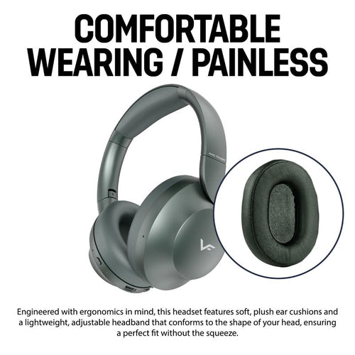 Vinnfier ANC 700BT Headphones Muted Green