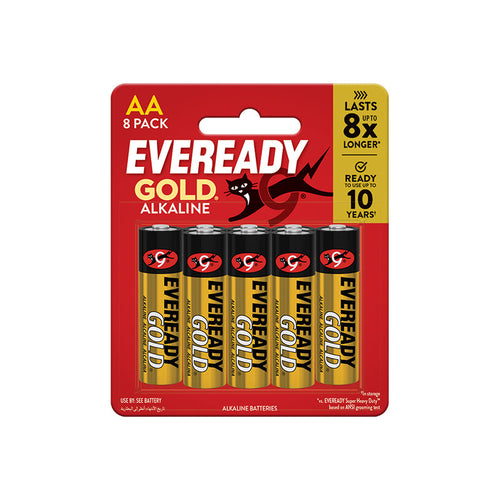 Eveready Gold A91 BP8 AA Alkaline Battery