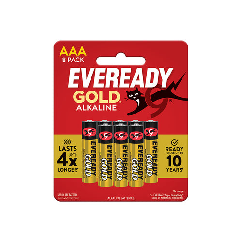 Eveready Gold A92 BP8 AAA Alkaline Battery