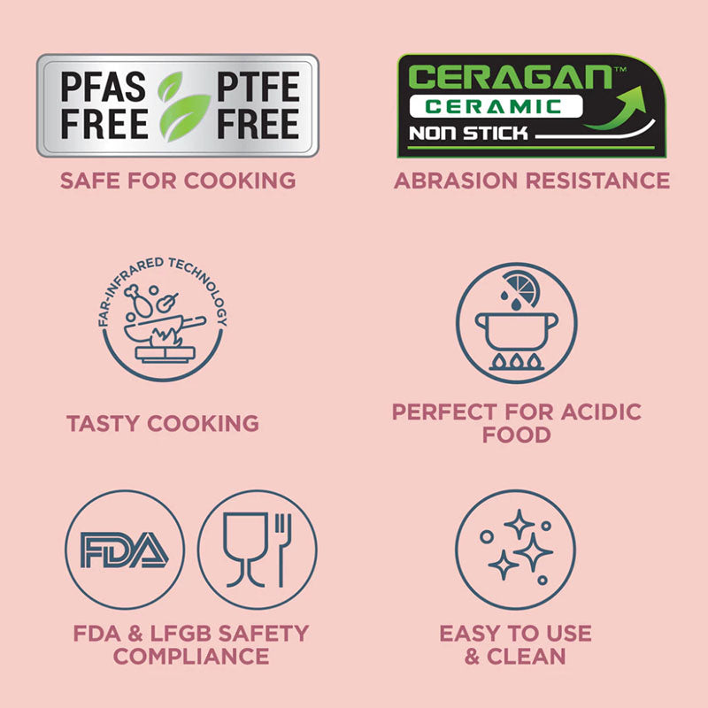 La Gourmet Shogun mini Tamago Pan 18CM - Pink