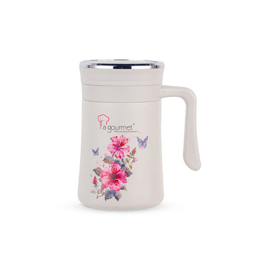 La Gourmet LGBTC419255 Botanic 500ml Mug (Hibiscus)