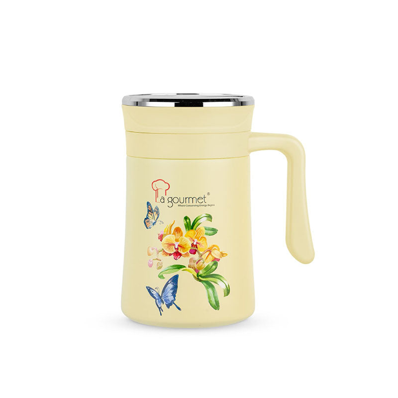 La Gourmet LGBTC419286 Botanic 500ml Mug (Orchid)