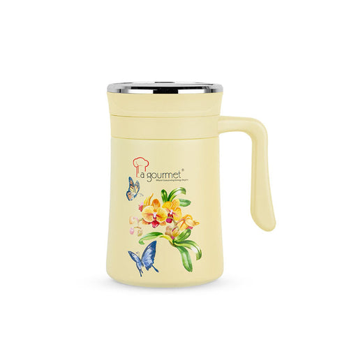 La Gourmet LGBTC419286 Botanic 500ml Mug (Orchid)