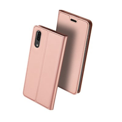 Dux Ducis Leather Case For Huawei P20 Rose Gold