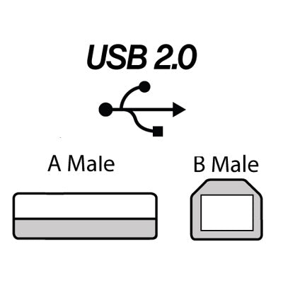 Daiyo USB 2.0 A Male To B Male 1.8M Cable