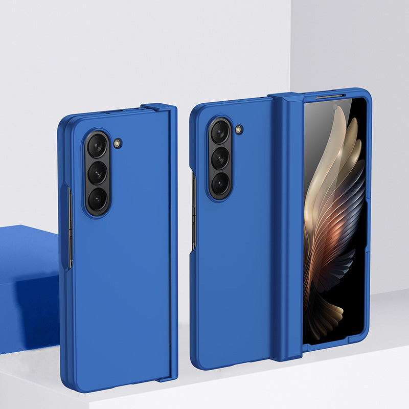 Komass Galaxy Z Fold5 3 In 1 Shell Shockproof Case (Blue)
