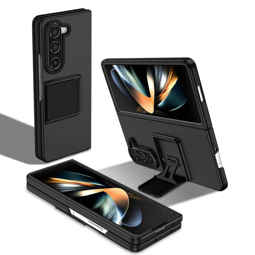 Komass Galaxy Z Fold5 Full Body Case (Black/Gold Line)