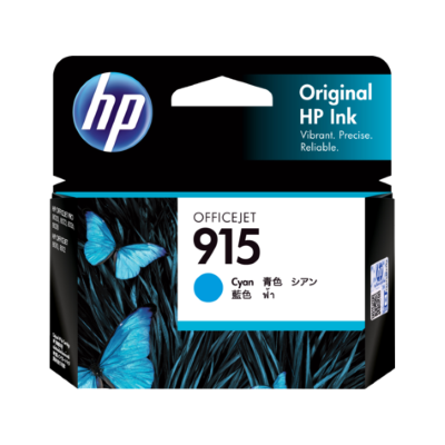 HP 915 Cyan Original Ink Cartridge (3YM15AA)
