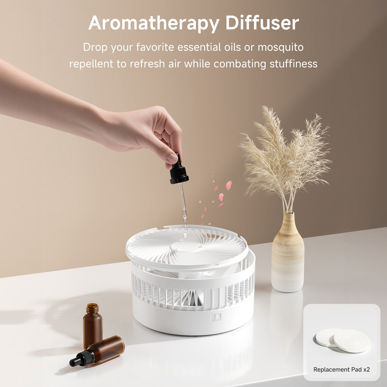 Simplus DFSH017WH00 Desktop and Floor Dual-Purpose Fan