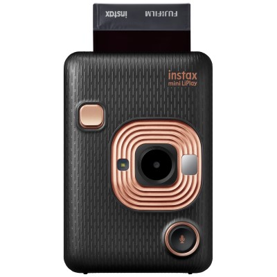 Fuji Instax Mini LiPlay Instant Camera (Elegant Black)