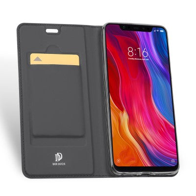 Dux Ducis Leather Case For Xiaomi MI 8 Grey