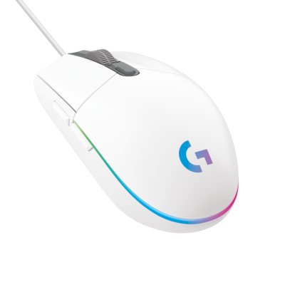 Logitech G203 Gen2 Lightsync Gaming Mouse (White)