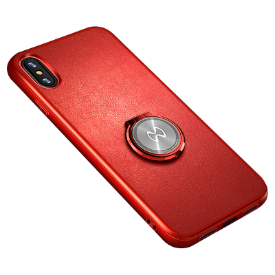 Xundd Case For iPhone XS With Ring Holder (Red)