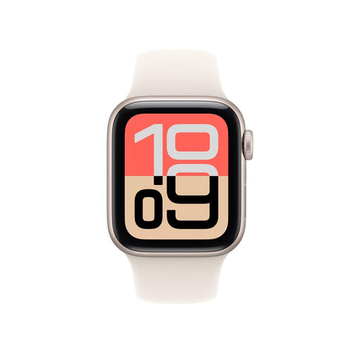 Apple Watch SE 3 GPS + Cellular 40mm Starlight Aluminium Case with Starlight Sport Band - M/L