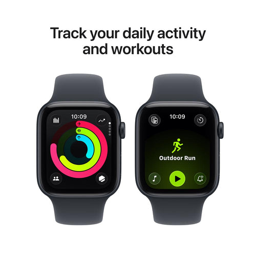 Apple Watch SE 3 GPS 44mm Midnight Aluminium Case with Midnight Sport Band - M/L