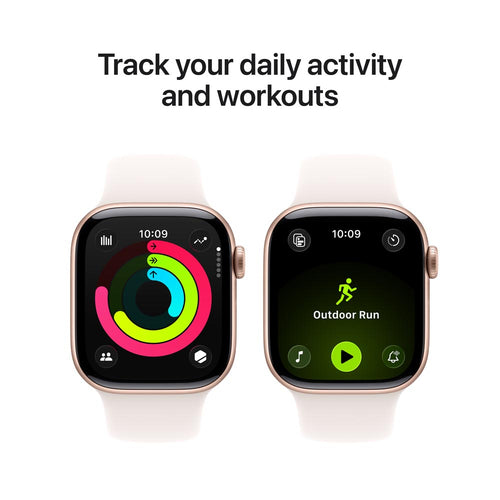 Apple Watch Series 11 GPS 42mm Rose Gold Aluminium Case with Light Blush Sport Band - M/L (MEU44X/A)