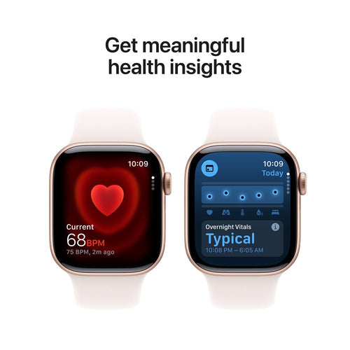 Apple Watch Series 11 GPS 42mm Rose Gold Aluminium Case with Light Blush Sport Band - M/L (MEU44X/A)