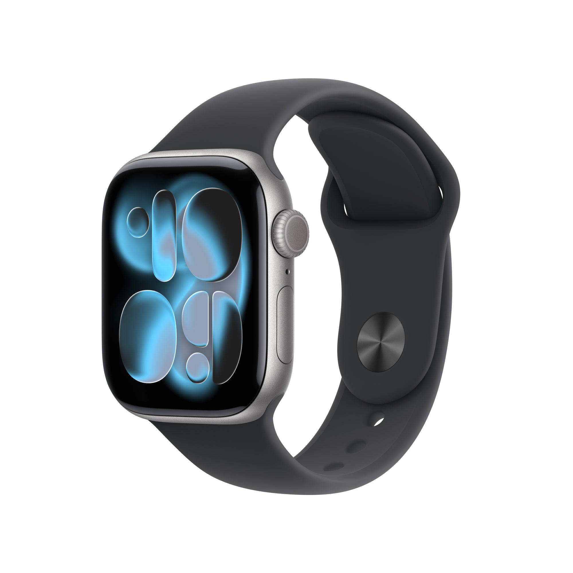 Apple Watch Series 11 GPS 42mm Space Grey Aluminium Case with Black Sport Band - M/L (MEQX4X/A)