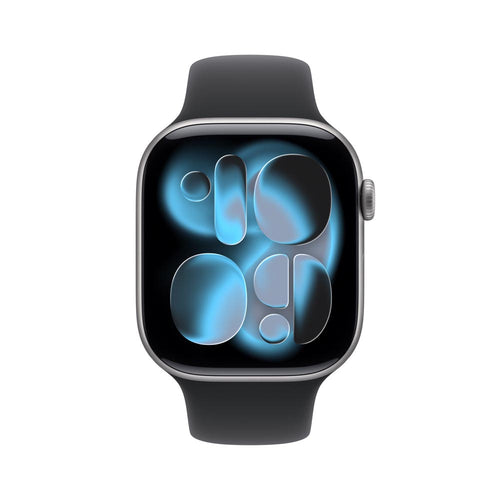 Apple Watch Series 11 GPS 46mm Space Grey Aluminium Case with Black Sport Band - M/L (MEV44X/A)