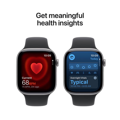 Apple Watch Series 11 GPS 46mm Space Grey Aluminium Case with Black Sport Band - S/M (MEV04X/A)