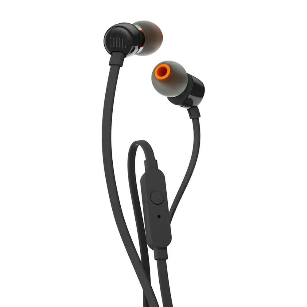 JBL Tune 110 Earphones + Mic Black