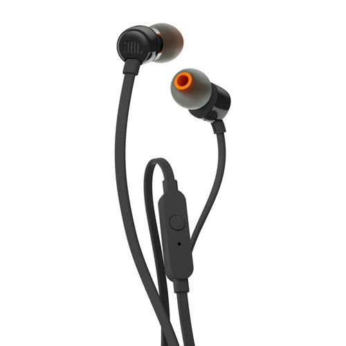 JBL Tune 110 Earphones + Mic Black