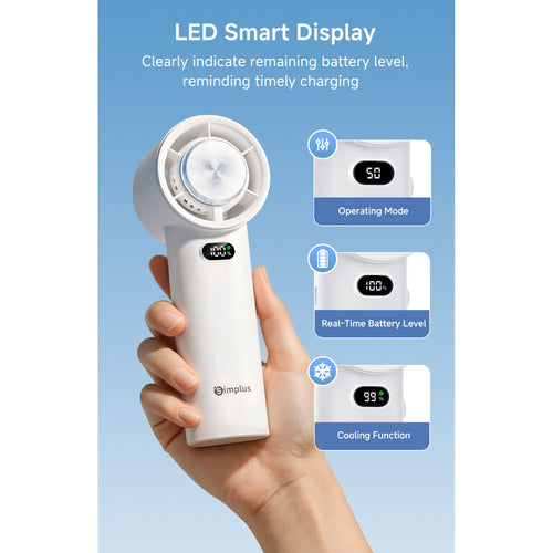 Simplus DFSH013WH02 Handheld High-Speed Mini Fan