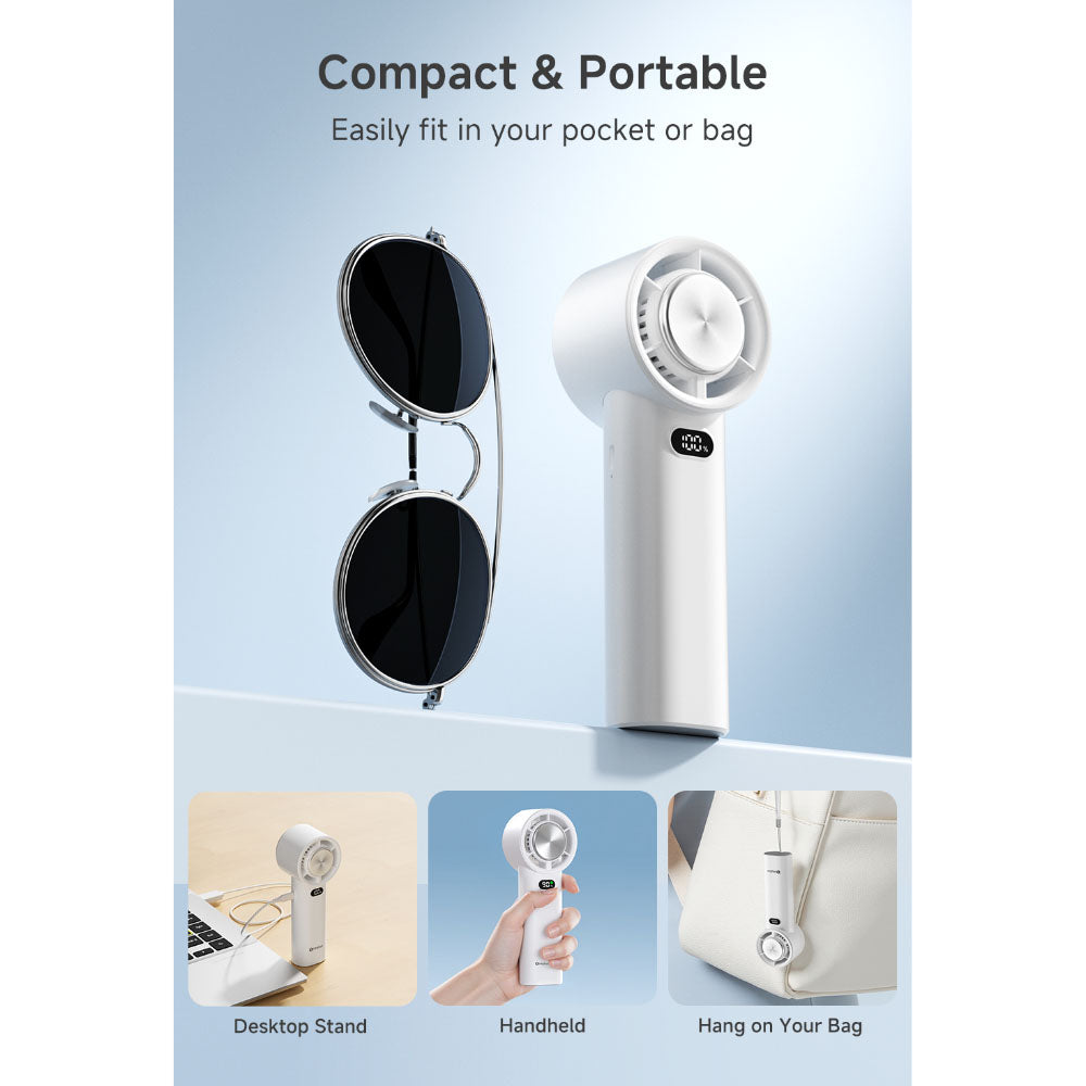 Simplus DFSH013WH02 Handheld High-Speed Mini Fan