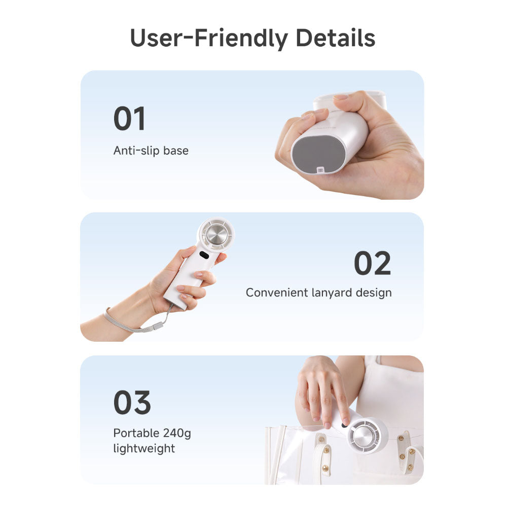 Simplus DFSH013WH02 Handheld High-Speed Mini Fan