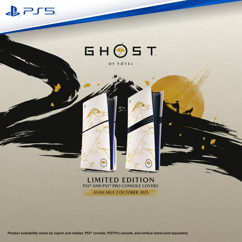Sony PS5 Console Covers–Ghost of Yotei Gold LE (CFI-ZCS2GZ7)