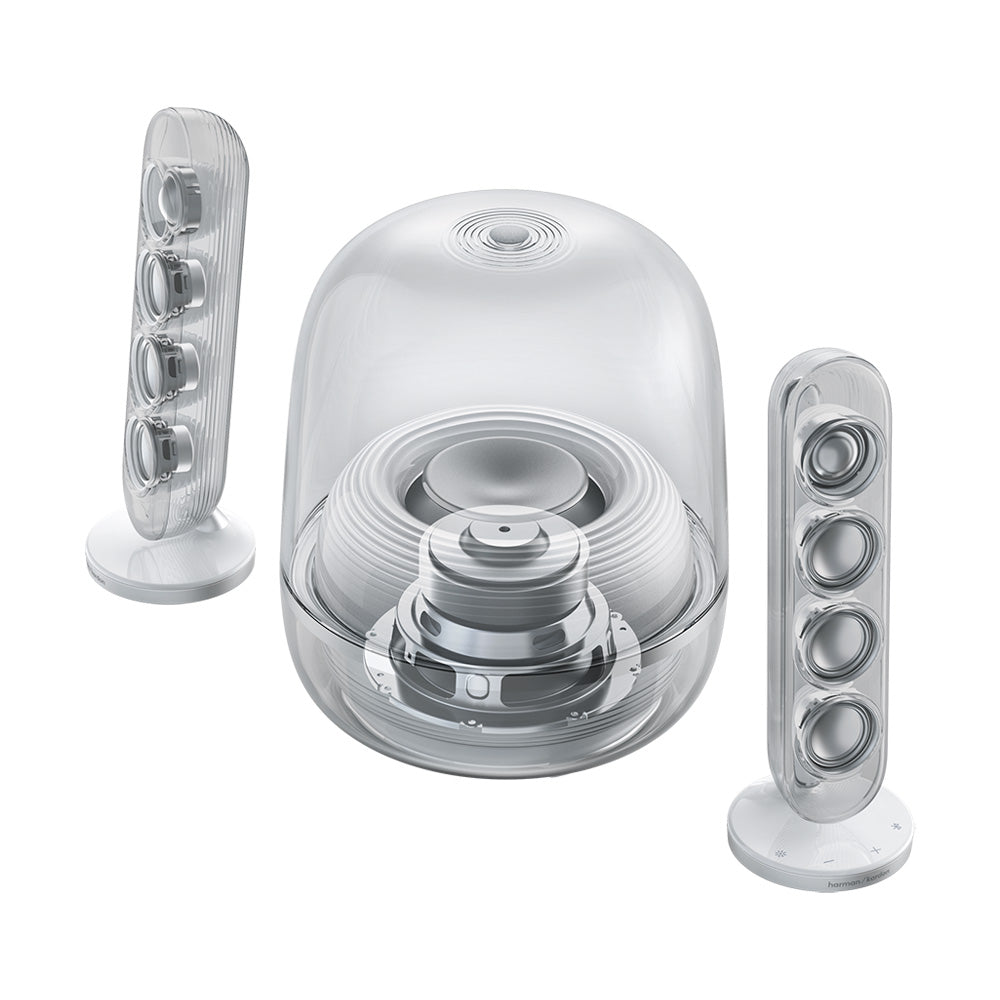 harman/kardon SOUNDSTICKS WIRELSS 美品 Harman Kardon SoundSticks 5 BT Speaker (White) – Challenger Singapore