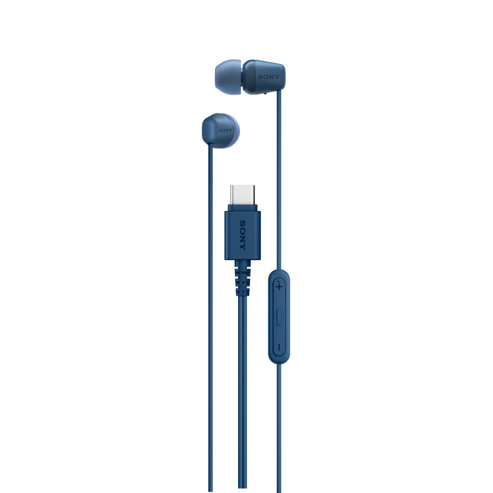 Sony IER-EX15C/LZE USB-C Earphones Blue