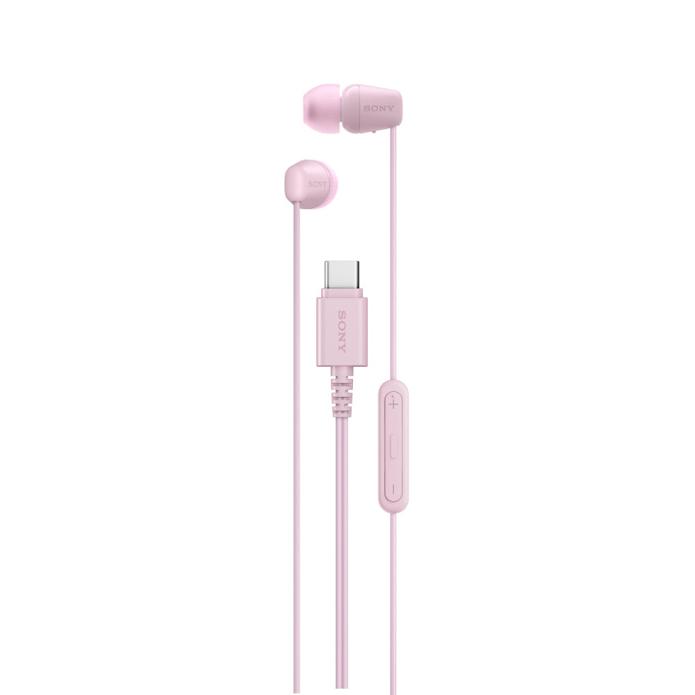 Sony IER-EX15C/PZE USB-C Earphones Pink