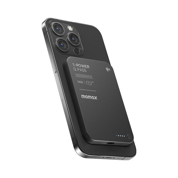 Momax IP129Q2D 1-Power Q.Pass 5000mAh Qi2 Magnetic Wireless