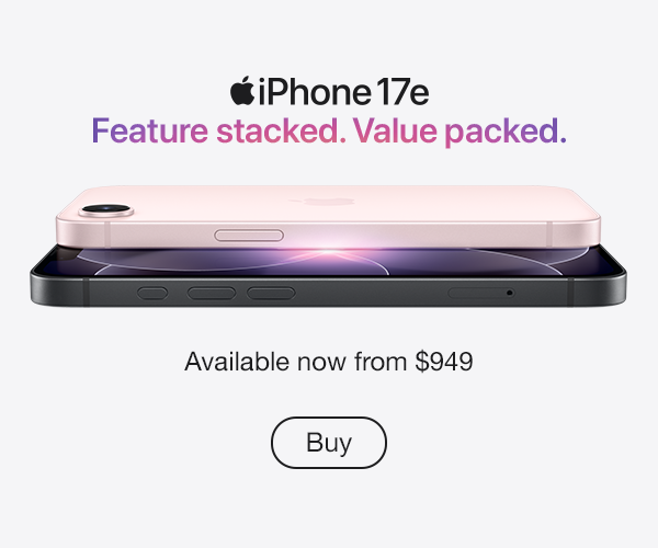 Launch_Whats_New_Mobile_iPhone_17e_Mar26_Web_Banner_Pre-Avail_600x500__SEA-EN