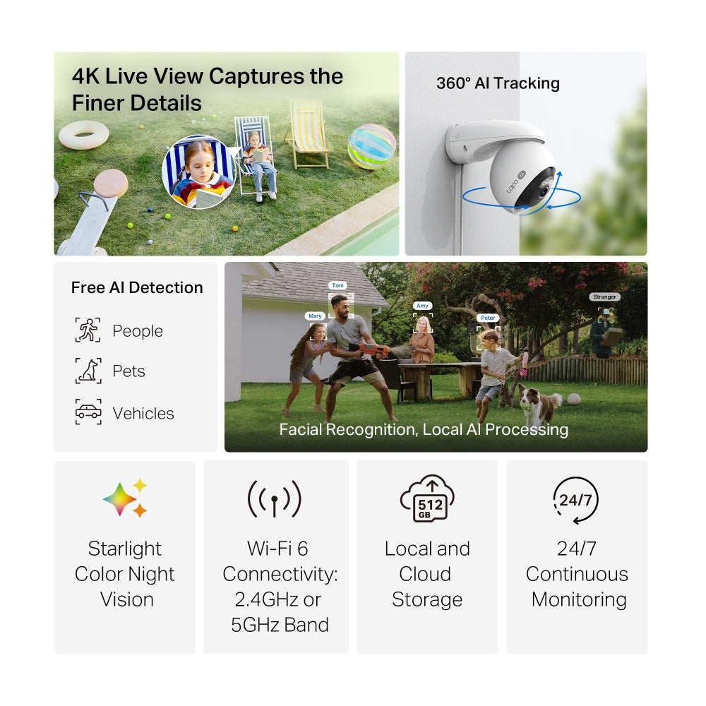 TP-Link Tapo C560WS Outdoor Pan/Tilt Security Wi-Fi Camera