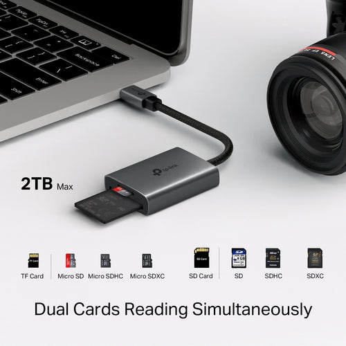TP-Link UA430C USB Type-C to SD & microSD Card Reader