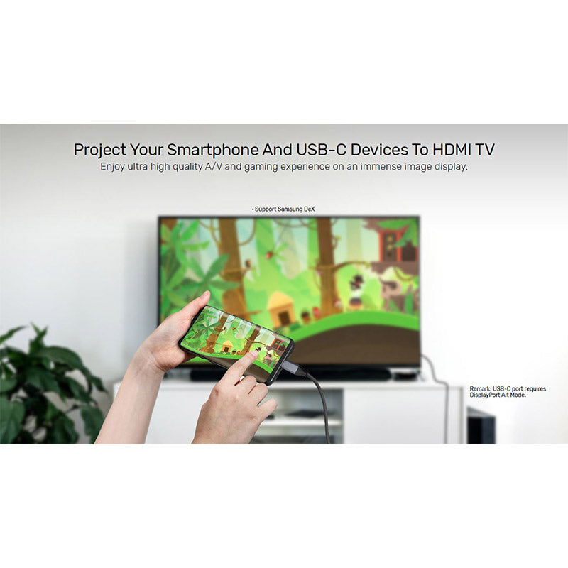 Unitek V1423A USB-C to HDMI Cable 4K (1.8M)