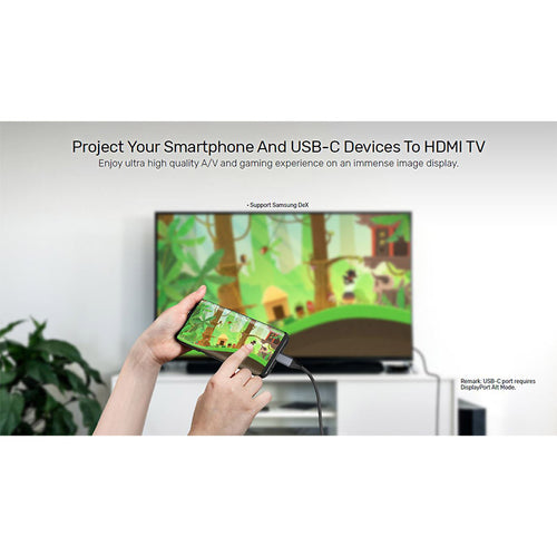 Unitek V1423A USB-C to HDMI Cable 4K (1.8M)