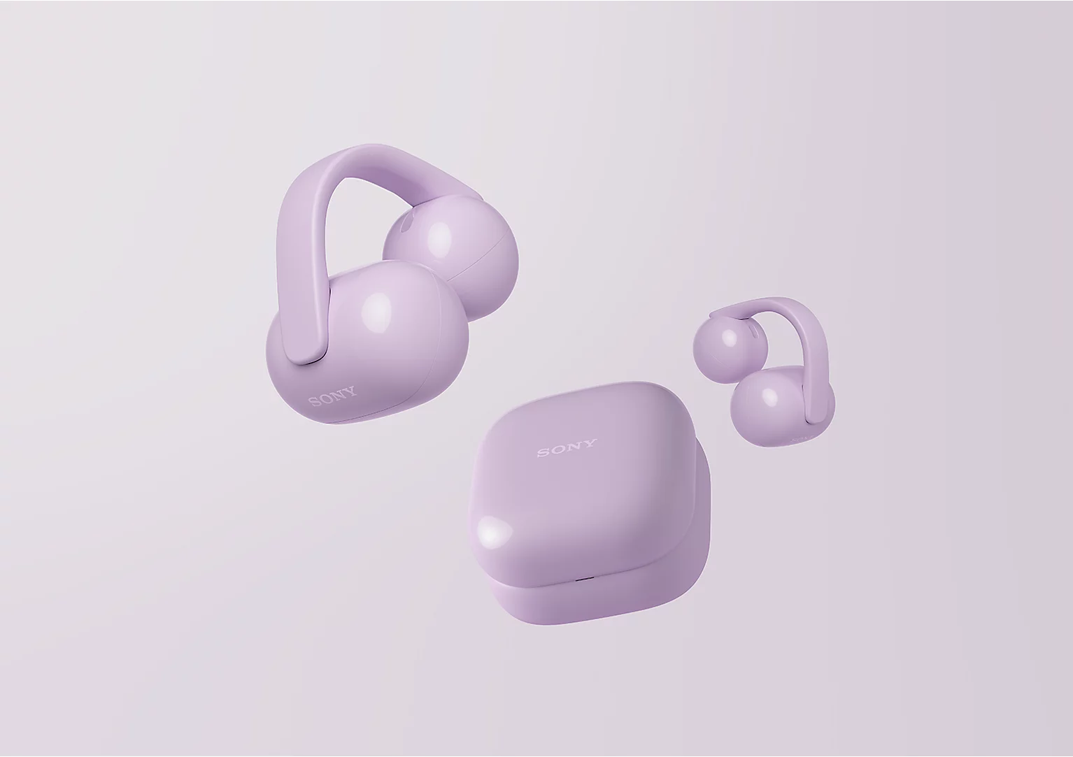 Sony LinkBuds Clip WF-LC900/VZE TWS Earphones Violet