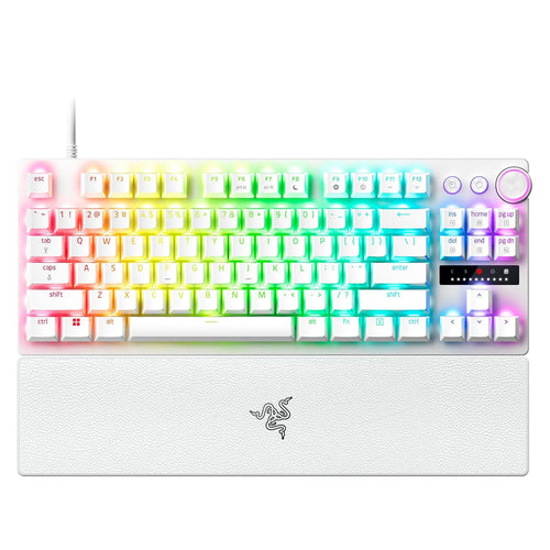 Razer Huntsman V3 Pro TKL Wired Gaming Keyboard (White)