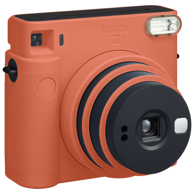 Fuji Instax SQUARE SQ1 Instant Camera Combo Kit (Orange)